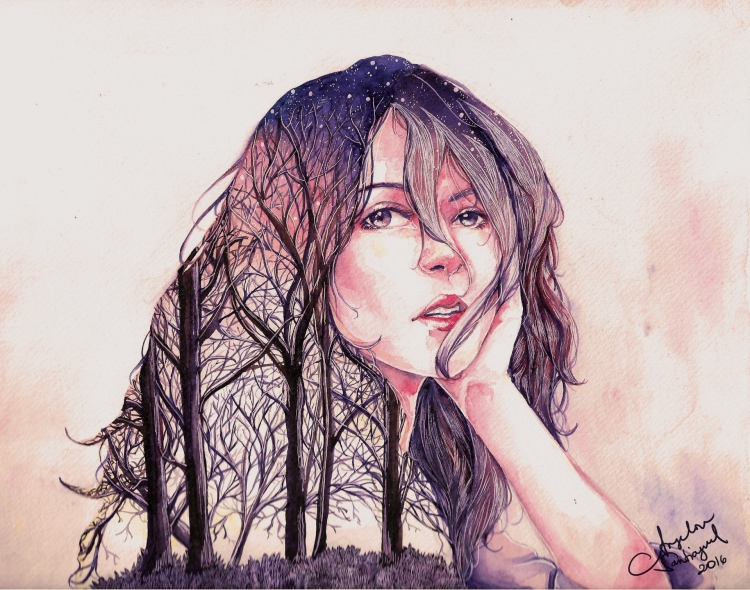 Грустные рисунки