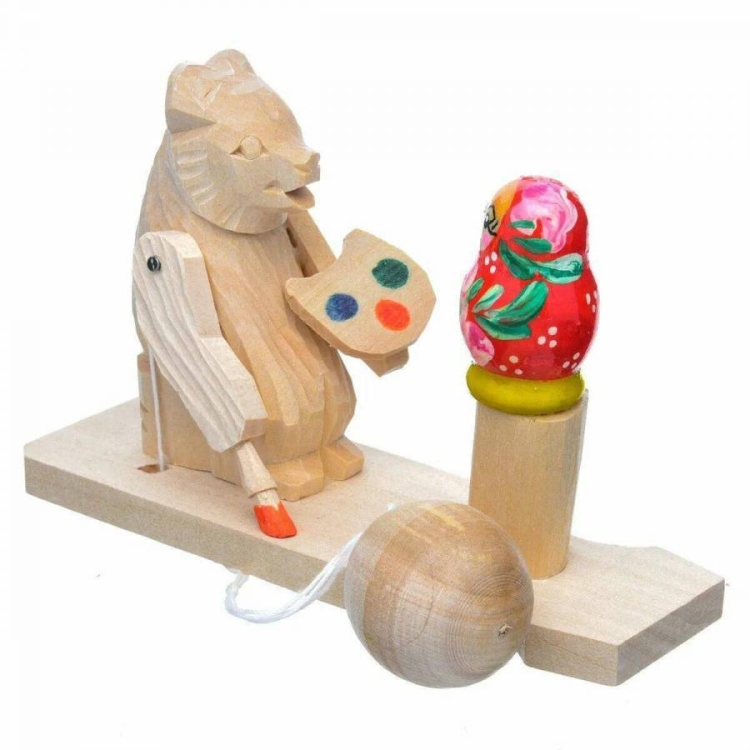 Богородская резная игрушка