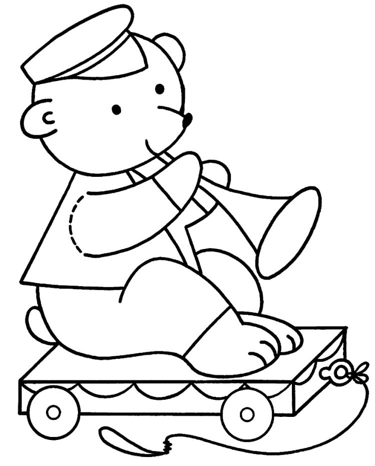 Toys раскраска