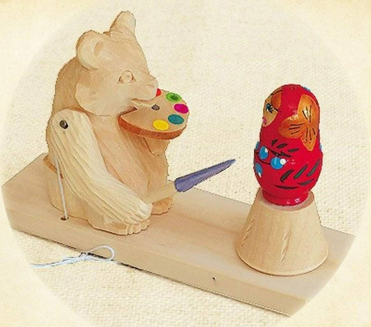 Богородская деревянная игрушка