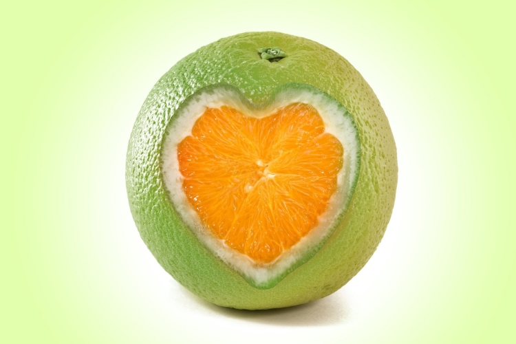 Зеленый цитрусовый фрукт