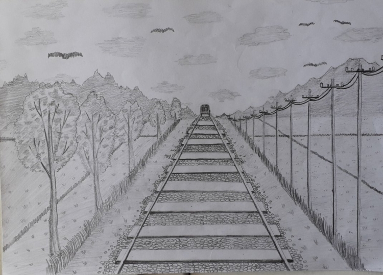 Рисуем железную дорогу