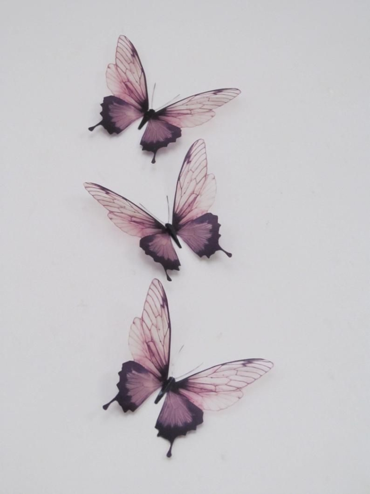 Фиолетовые бабочки
