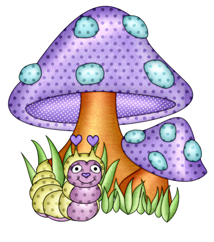 Веселые грибочки со шляпками