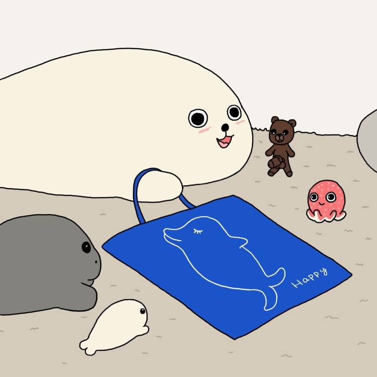 Тюлень смешной