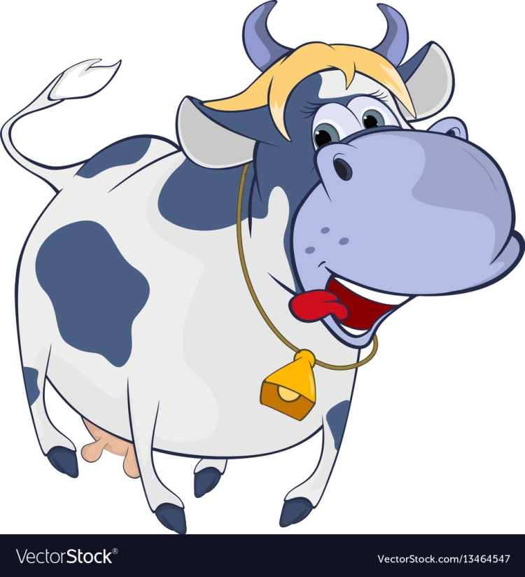 Смешная корова