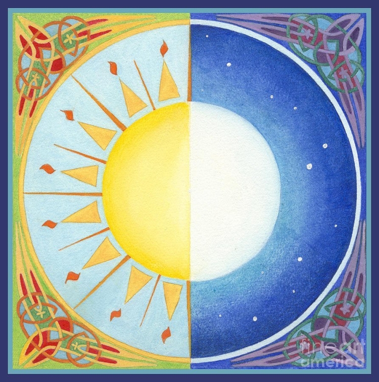Солнце и луна вместе