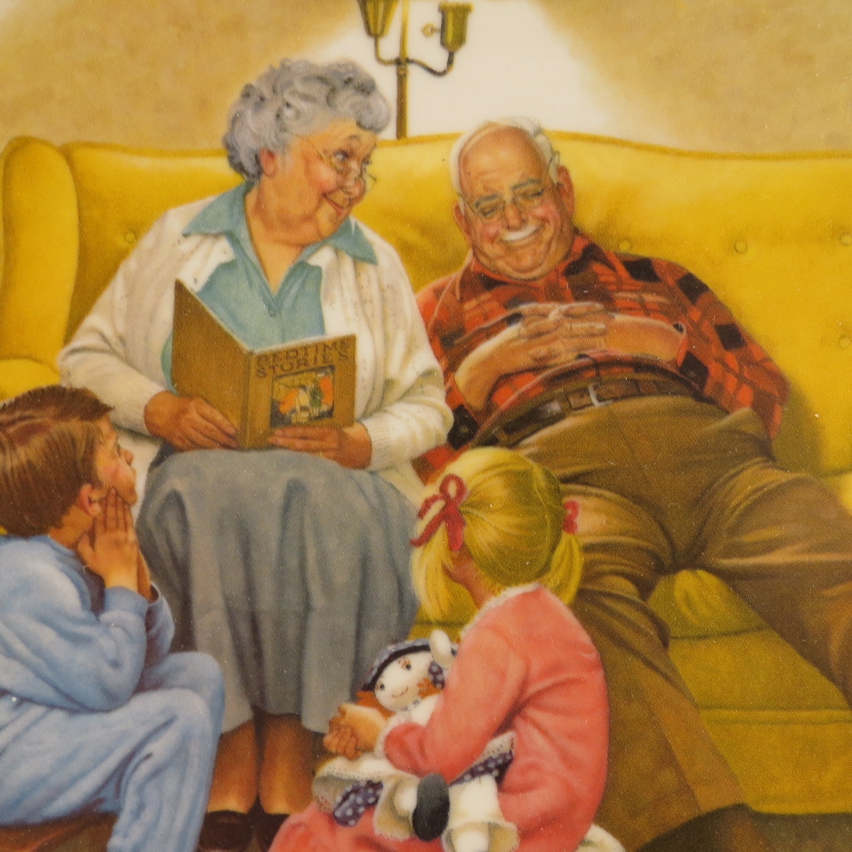 Бабушка с дедушкой и внуки картинки