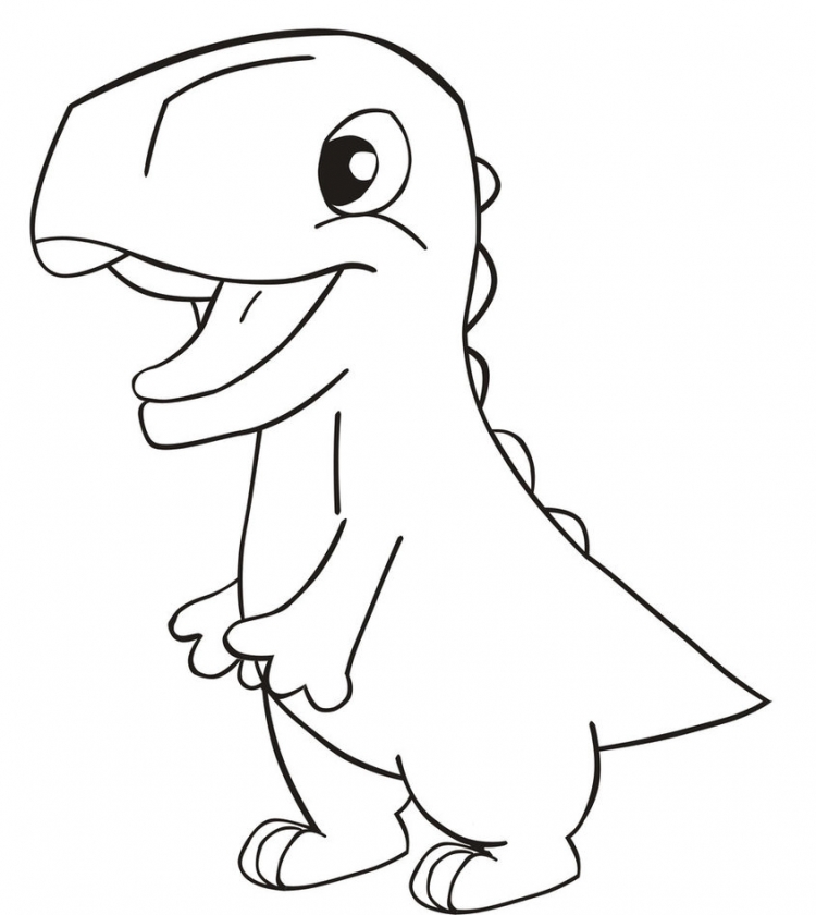 Динозавр рисунок для детей (46 фото)