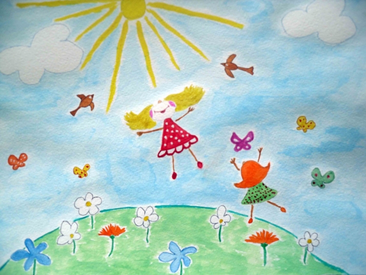 Счастливое детство рисунок на конкурс (43 фото)