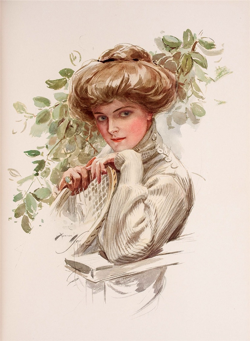 Очаровательная леди. Харрисон Фишер прелестные леди. Харрисон Фишер художник. Художник Harrison Fisher (American, 1877-1934).