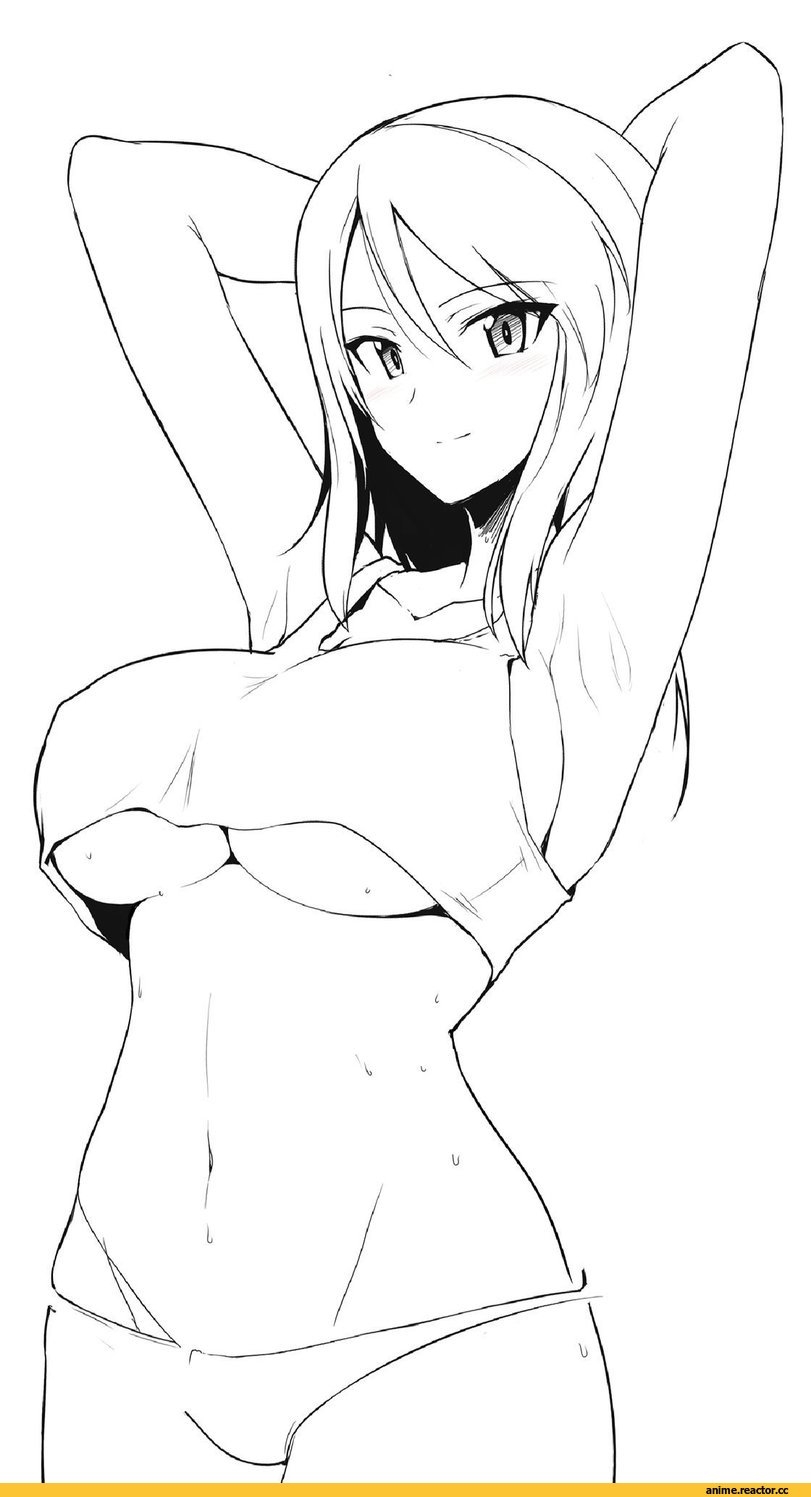 аниме голая девушка карандашом (99) фото