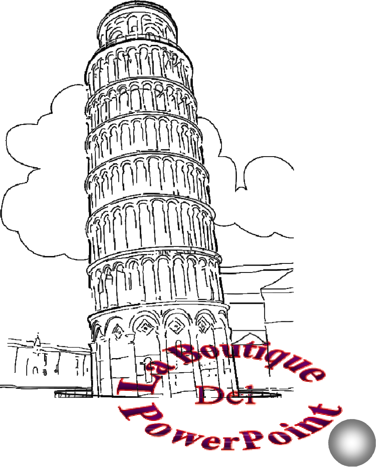 Пизанская башня из бумаги | Башня, Шаблоны, Бумага