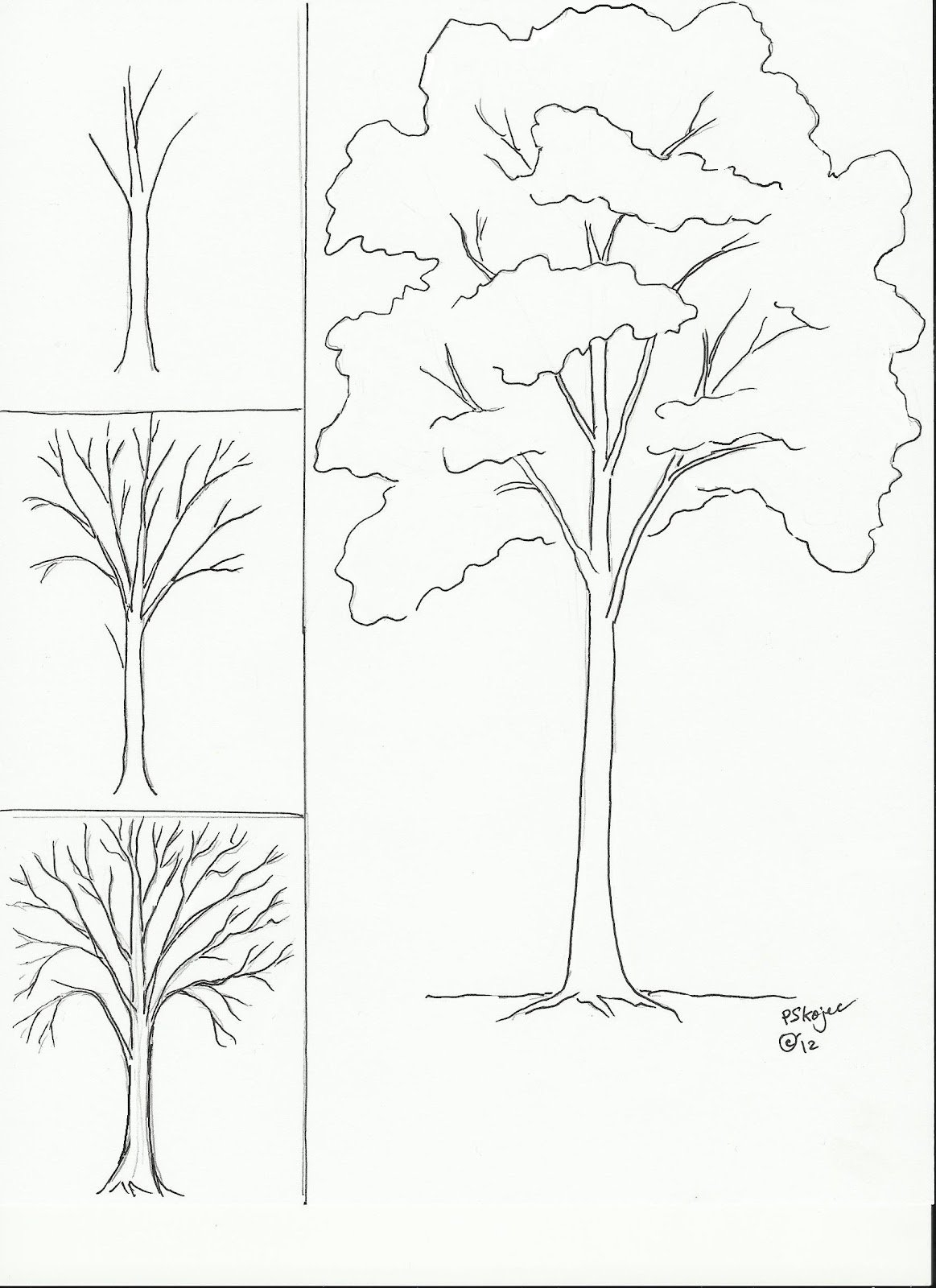 Как нарисовать Волшебное дерево