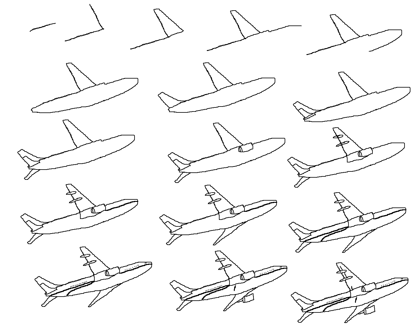 Самолет карандашом легко. Рисование самолет. Схема рисования самолета. Самолёт рисунок для детей карандашом. Поэтапное рисование самолета.