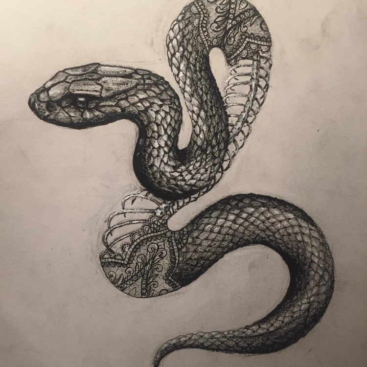 Скетч змеи