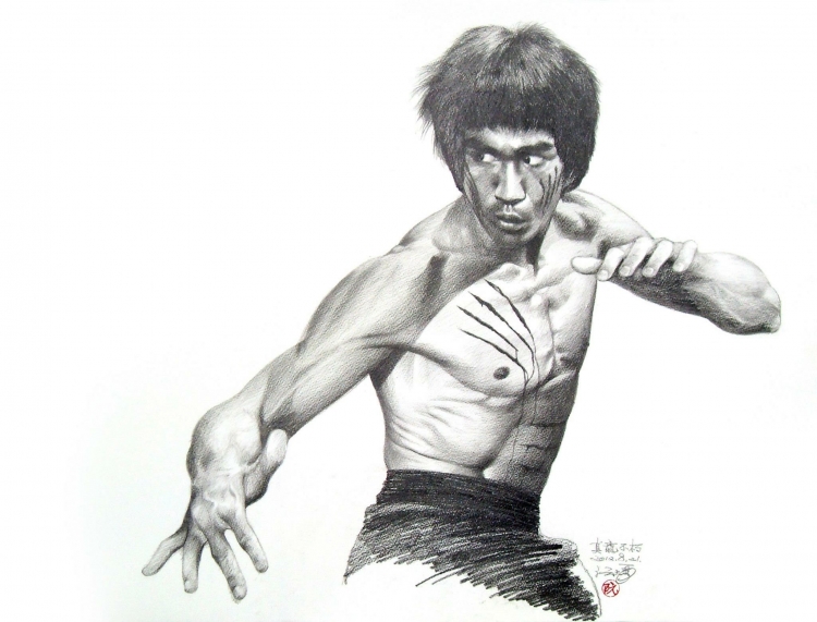 Bruce Lee рисунки