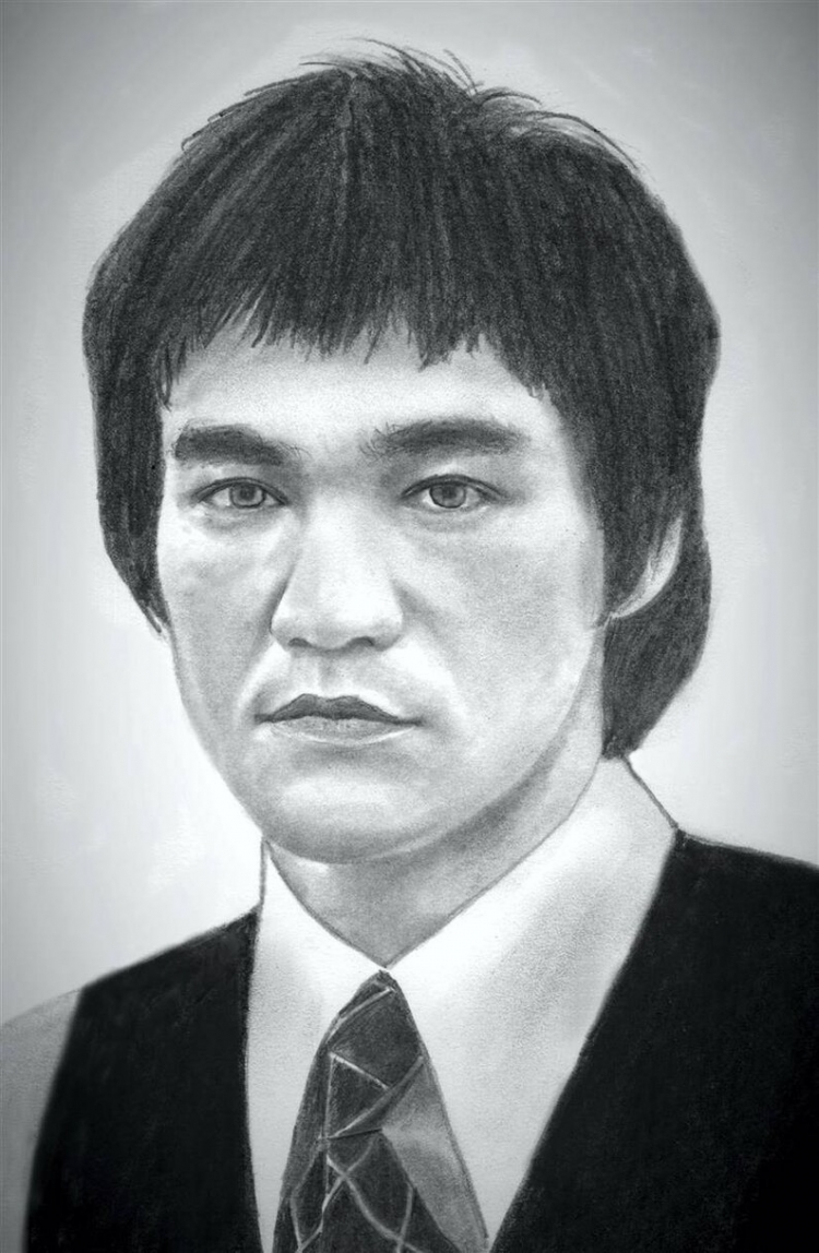 Брюс ли скетч