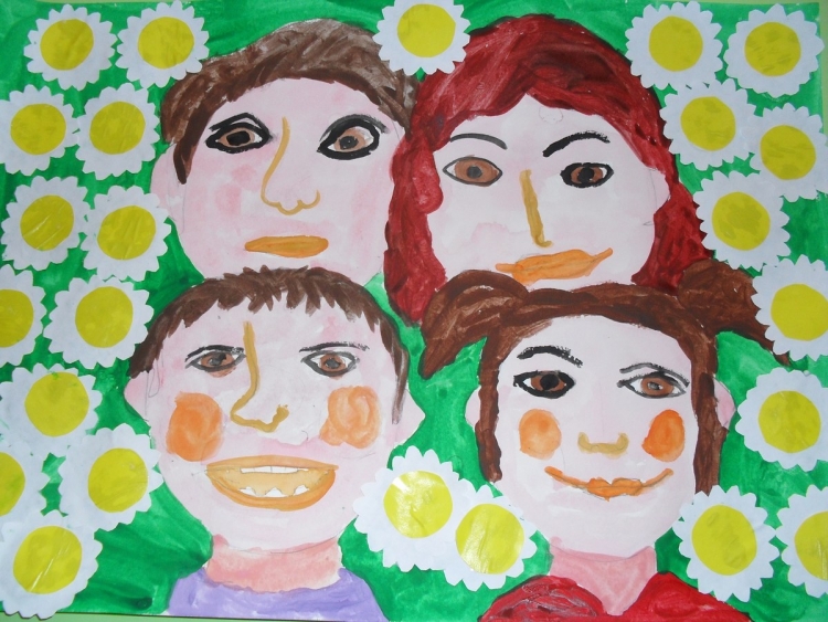 Портрет семьи для детей