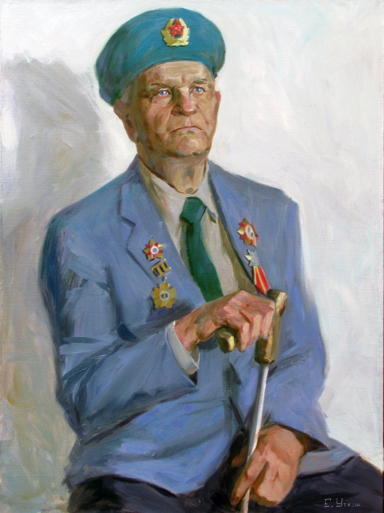 Александр Шилов портрет Михалкова