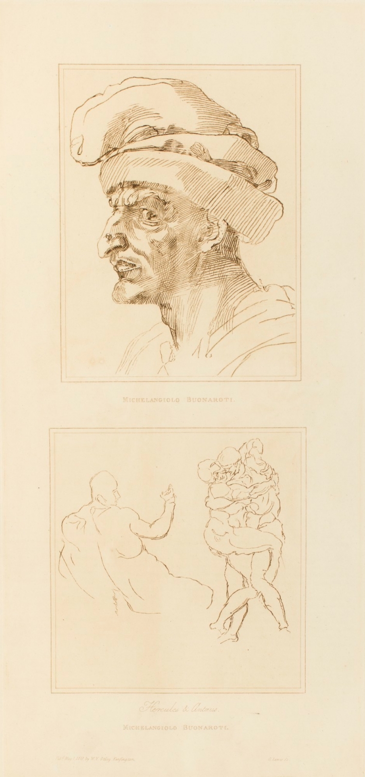 Микеланджело рисунок портрет