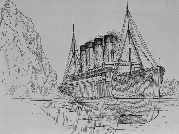 Титаник набросок