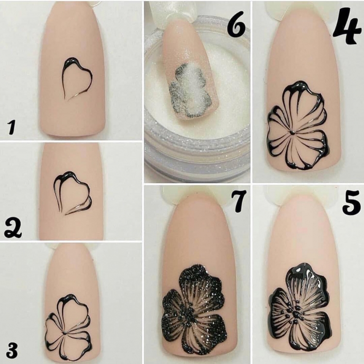 Рисунки на ногтях акриловыми красками: как быстро освоить технологию