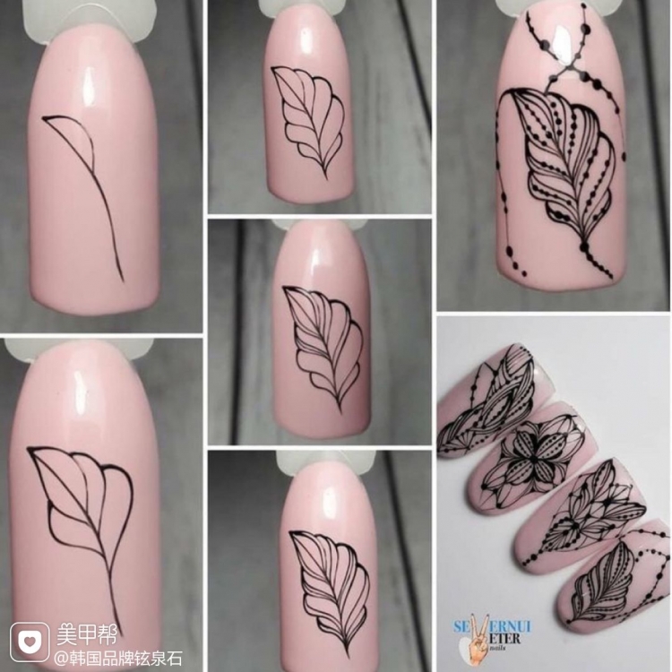 10 легких рисунков на ногтях для начинающих: фото