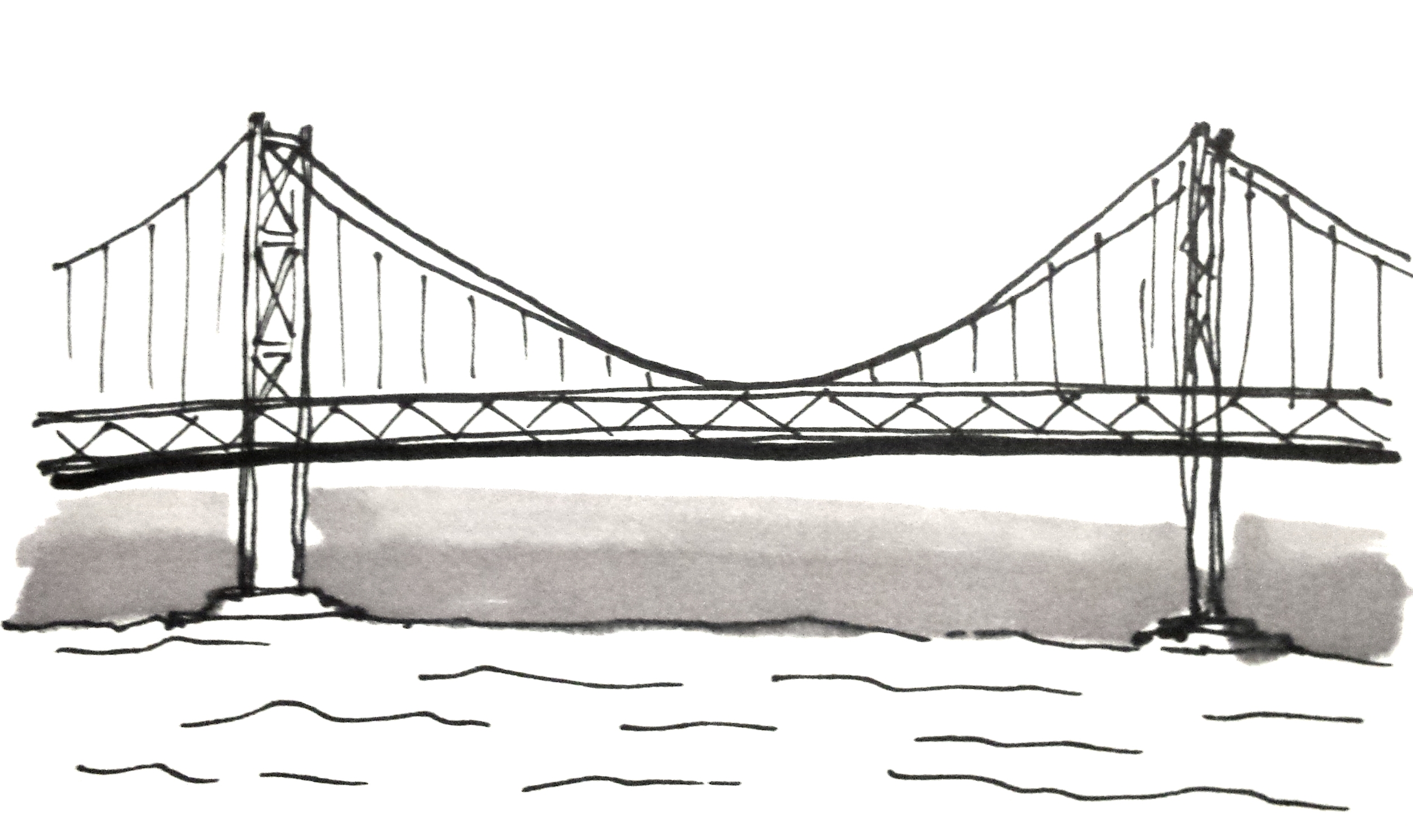 Тауэрский мост рисунок - 60 фото