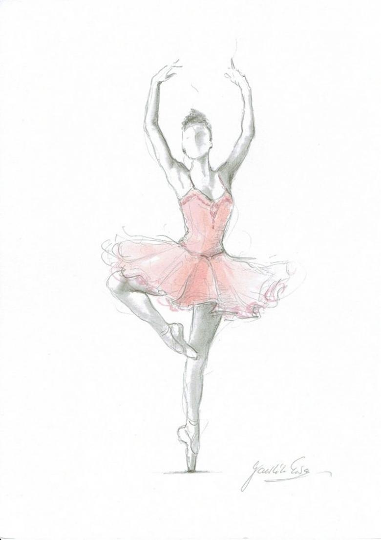 Как нарисовать человека: балерина