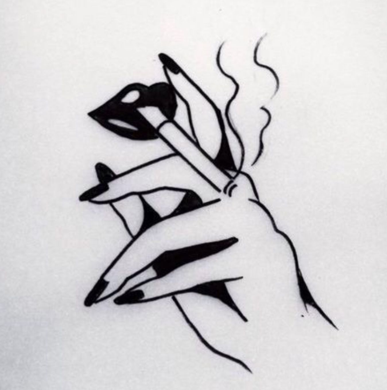 Девушка татуировками сигаретой: красота или нарушение образа жизни? - lilyhammer.ru