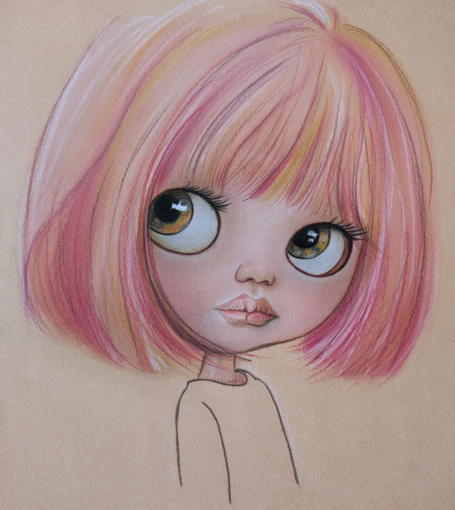 Рисование для детей: как нарисовать куклу Блайз!