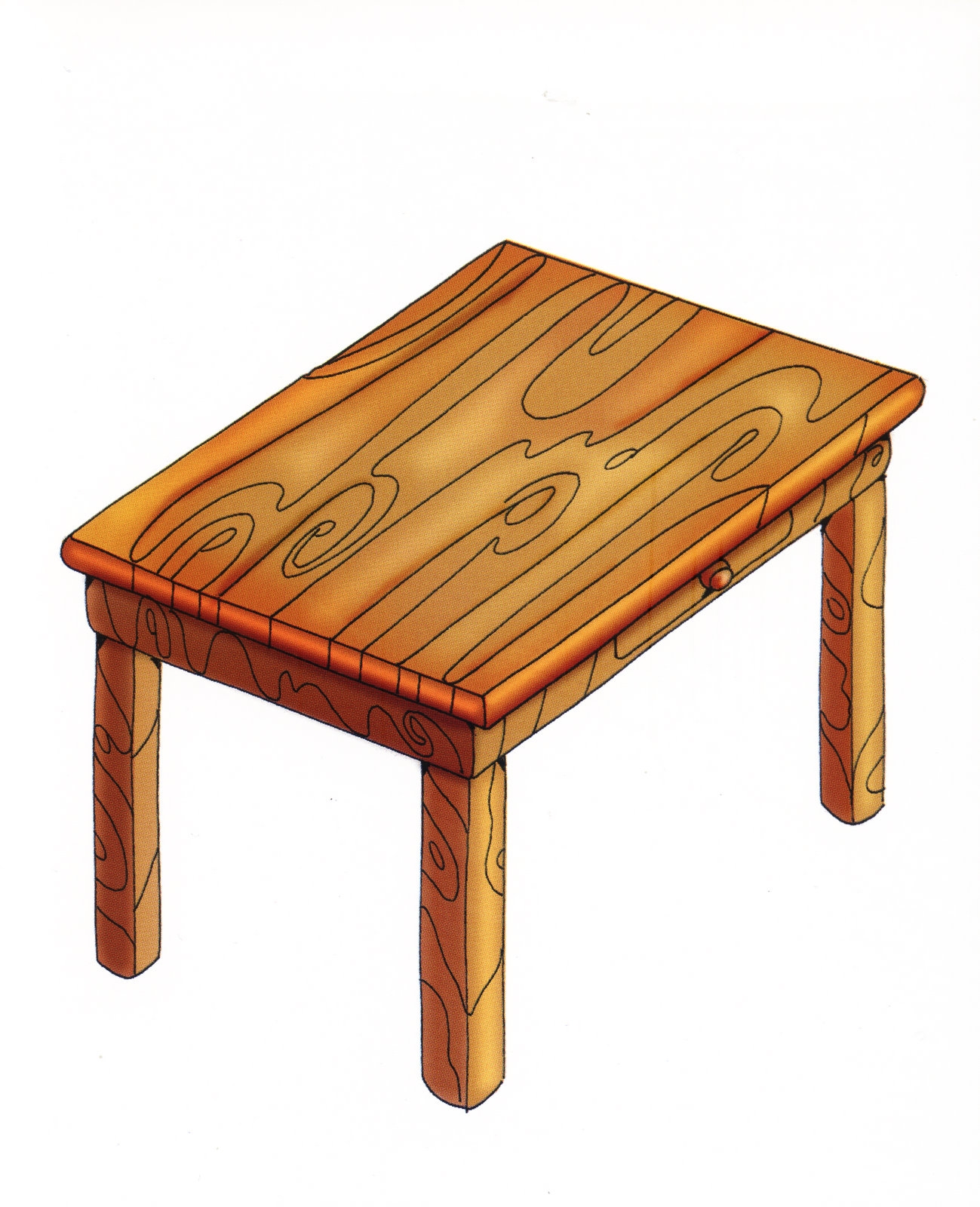 рисунок для деревянного стола