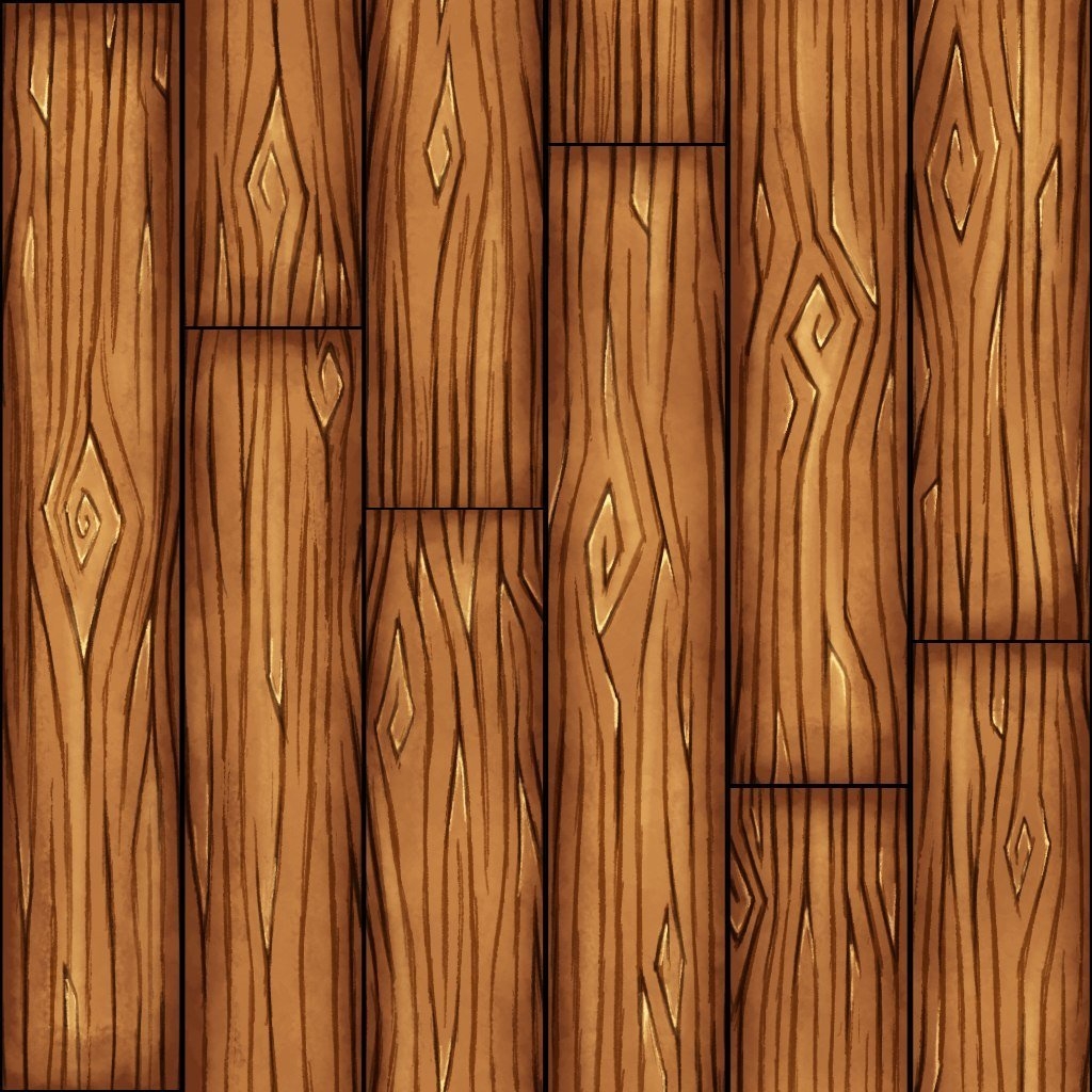 Как рисовать деревянный пол