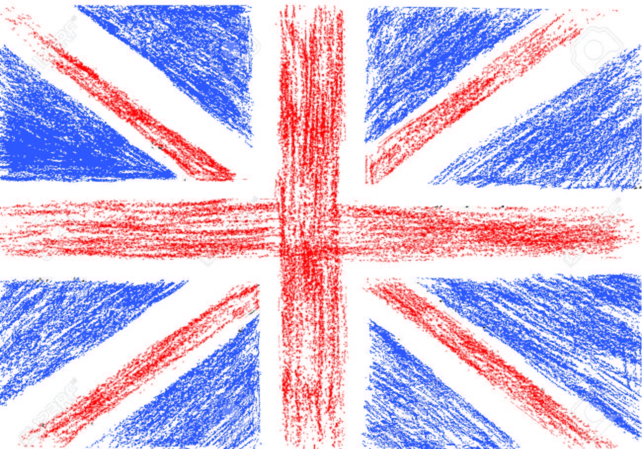 Раскраска флаг Великобритании. Распечатайте онлайн
