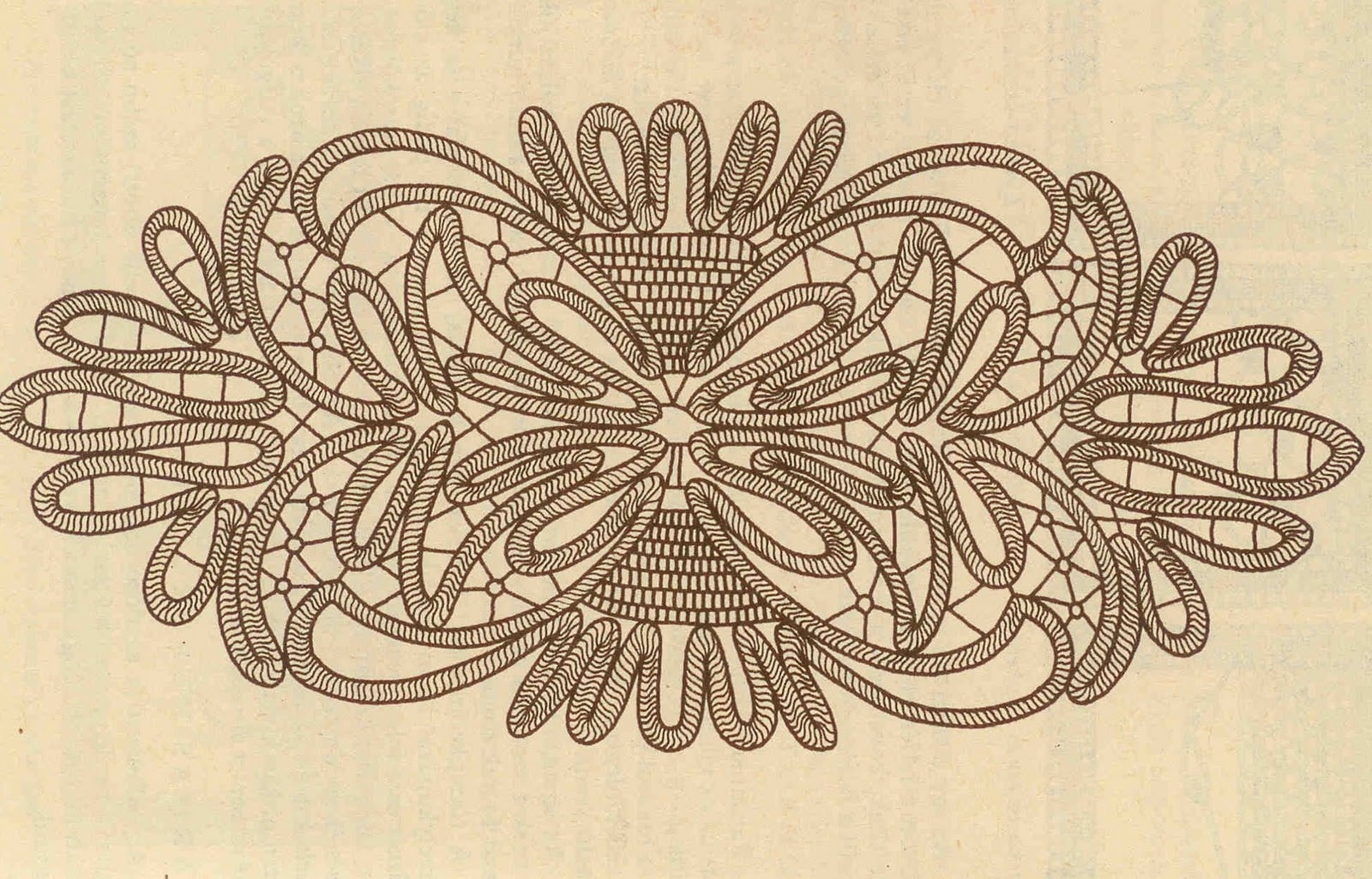 Схемы румынского шнуркового кружева