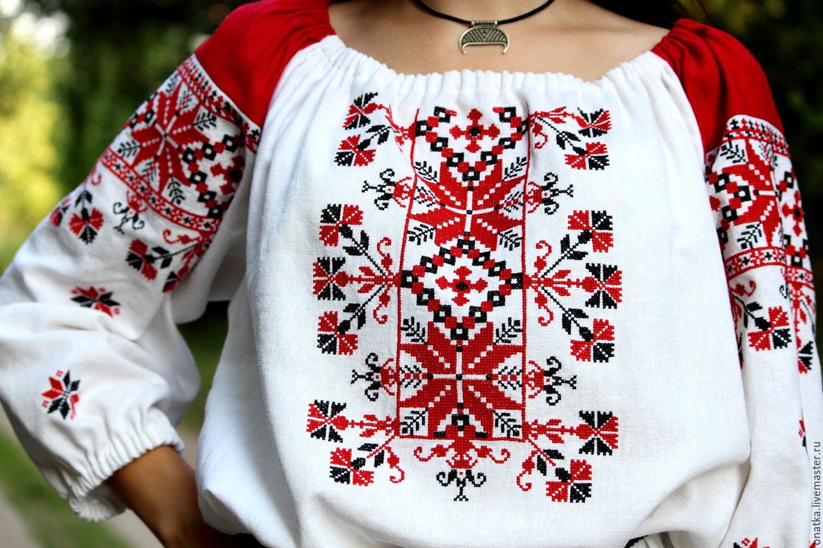 Какие существуют традиционные орнаменты русской женской одежды?