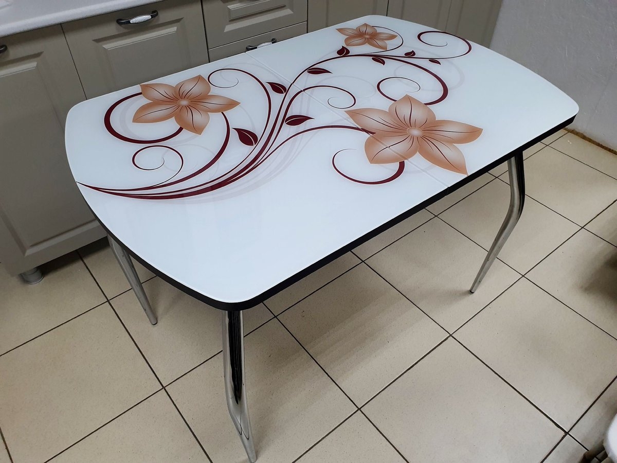 стол кухонный с рисунком