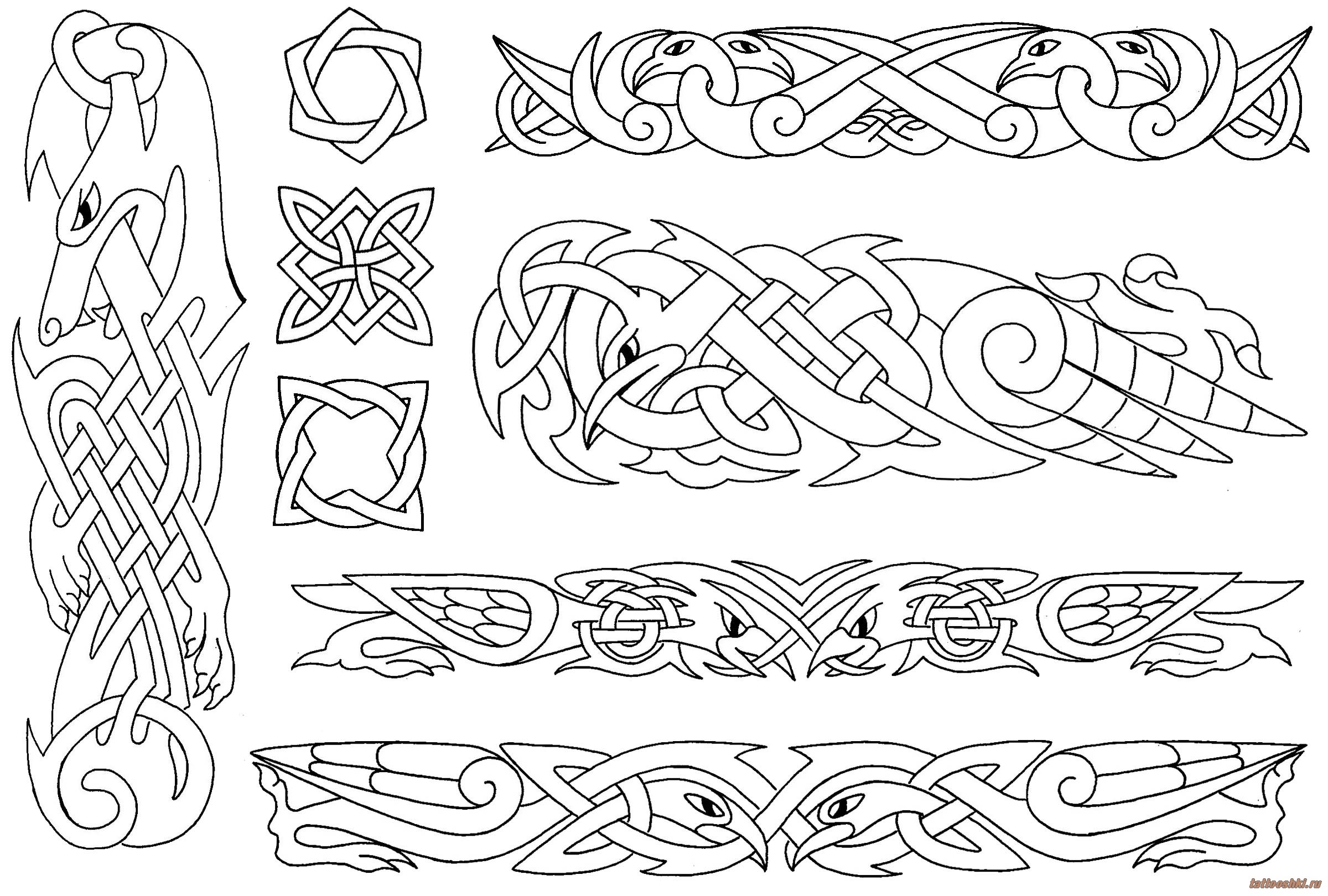 Как рисовать кельтские узоры и узлы