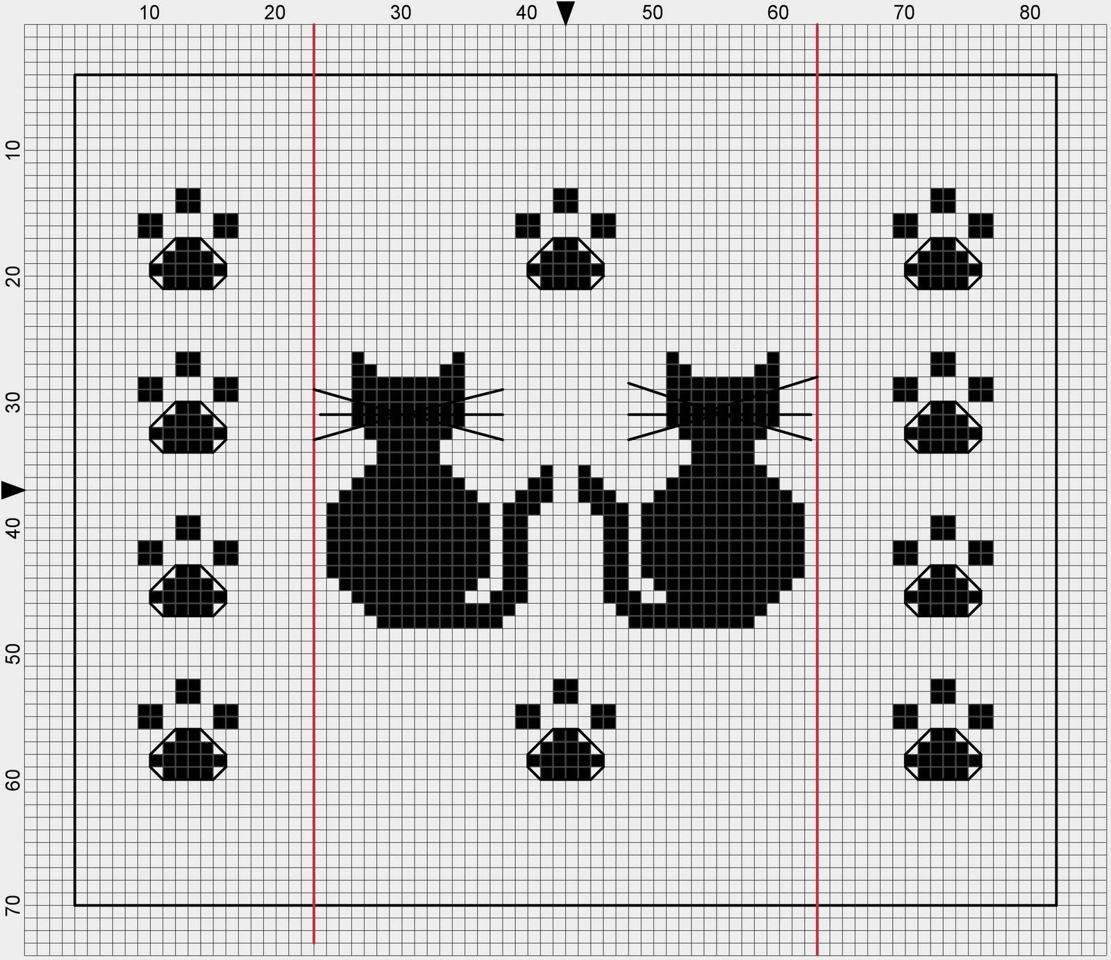 Схема кошачьи лапки