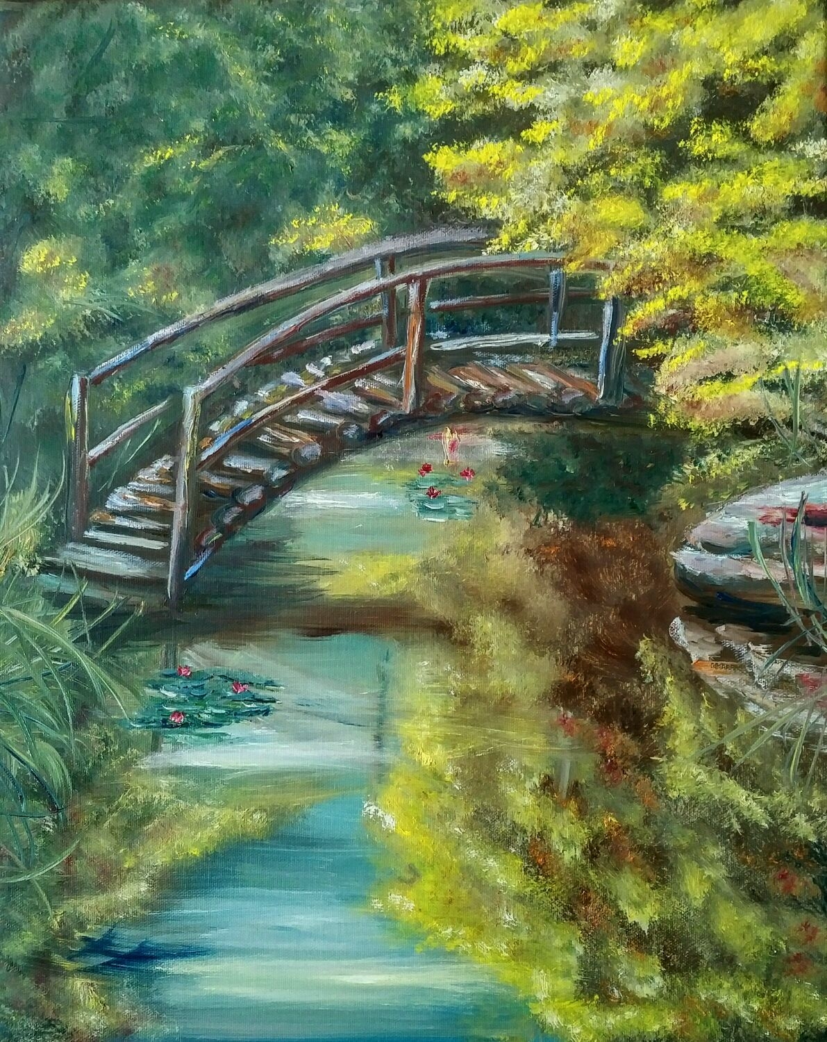 пейзаж мост