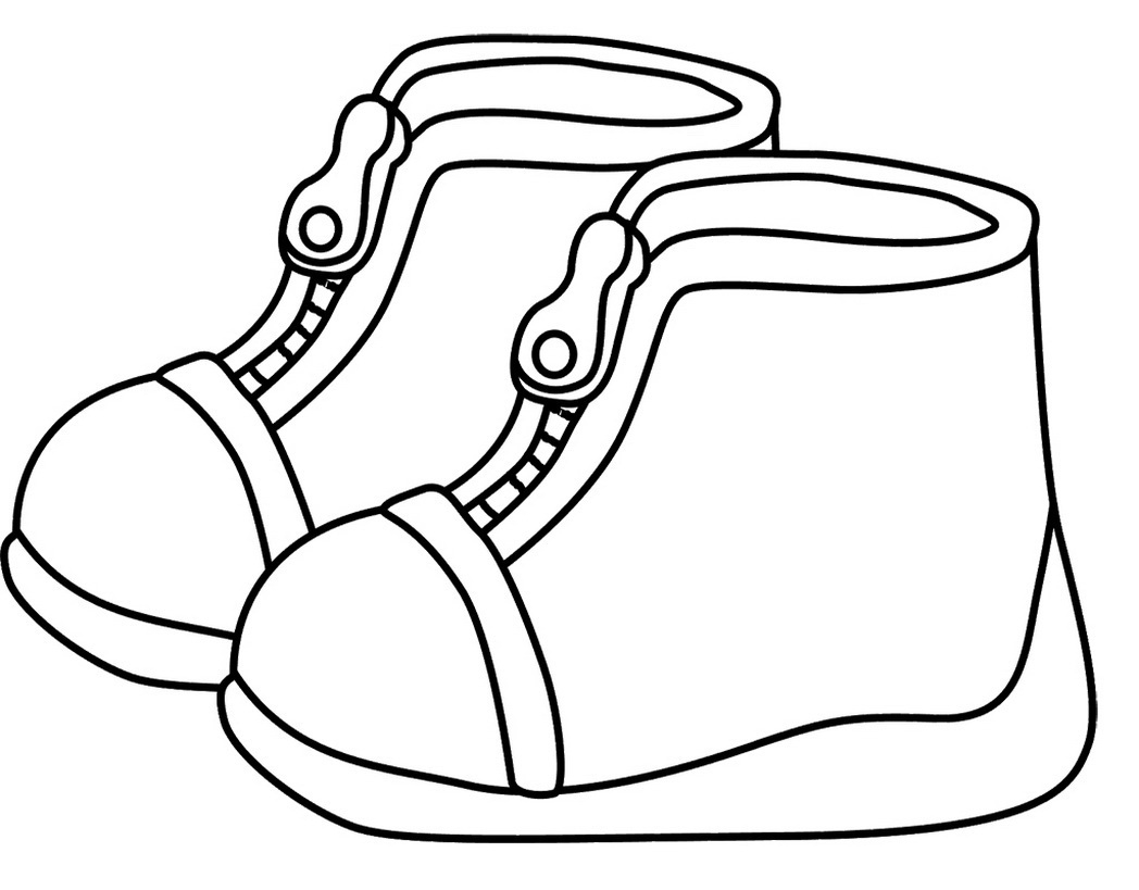 Обувь раскраска – Математические картинки
