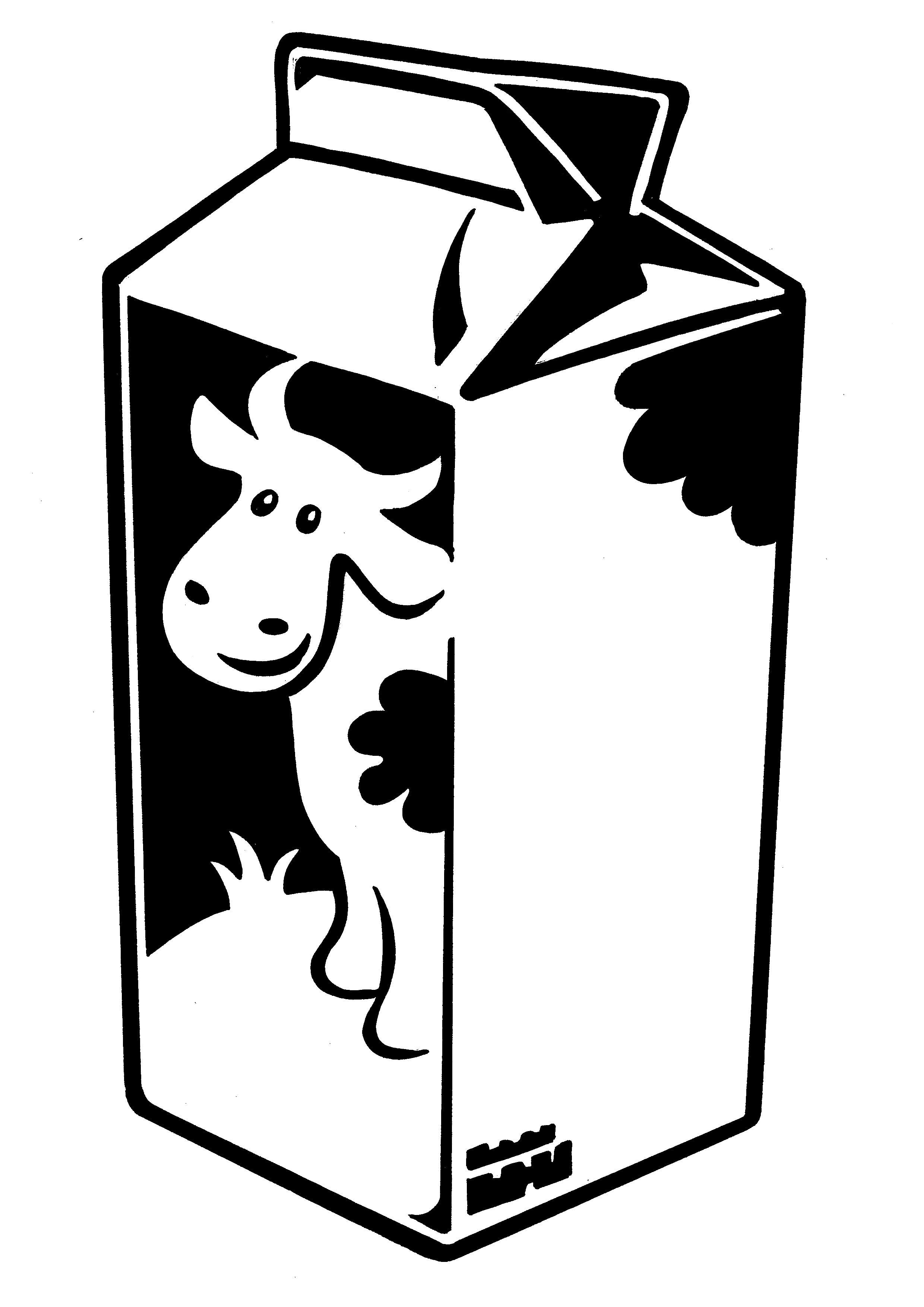 Молочные продукты. Раскраска