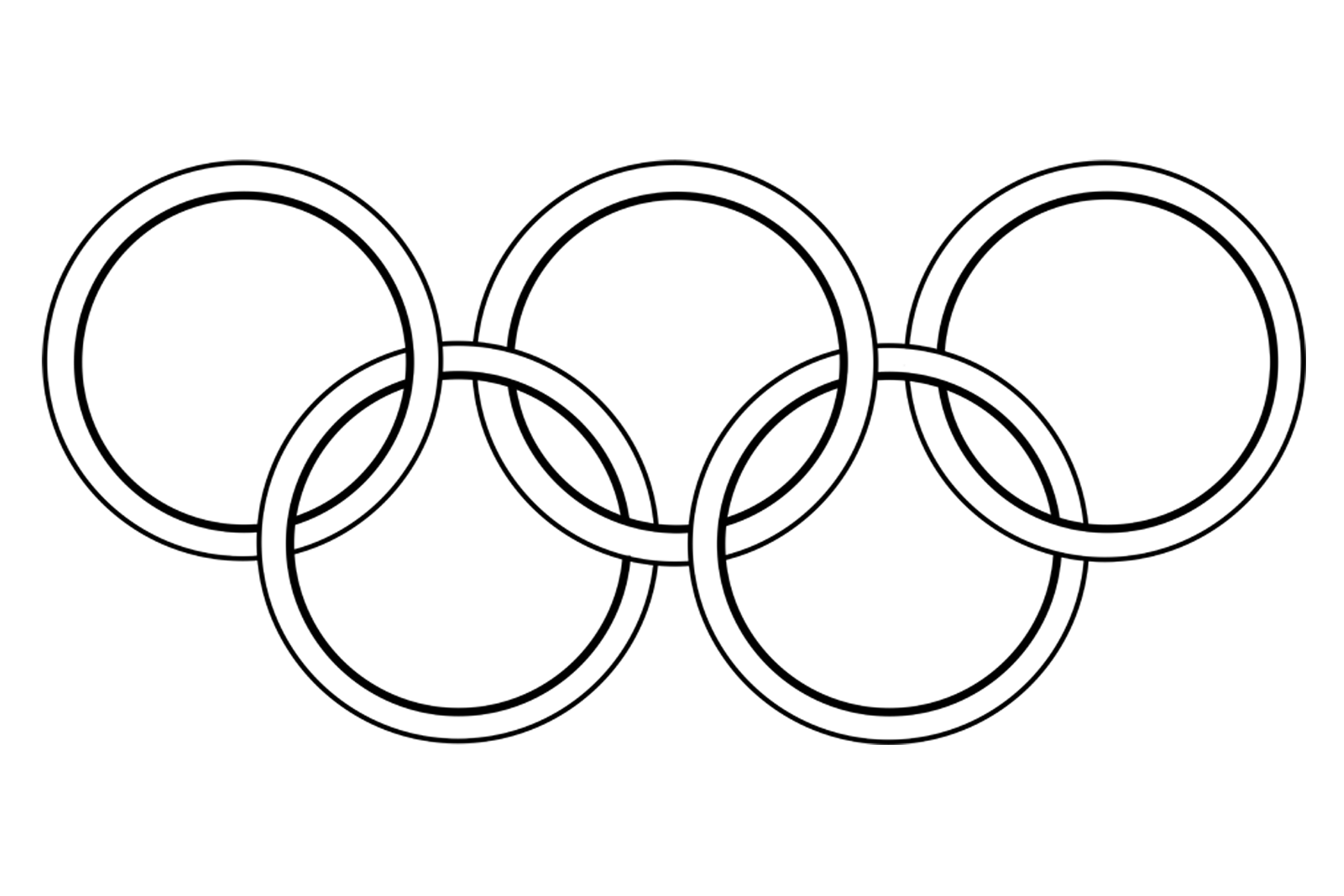 Олимпийские кольца картинка распечатать - Блог для саморазвития