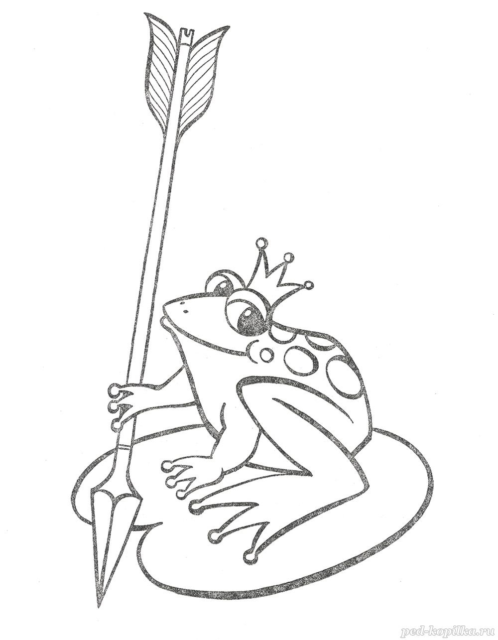 Сказка царевна лягушка рисунок