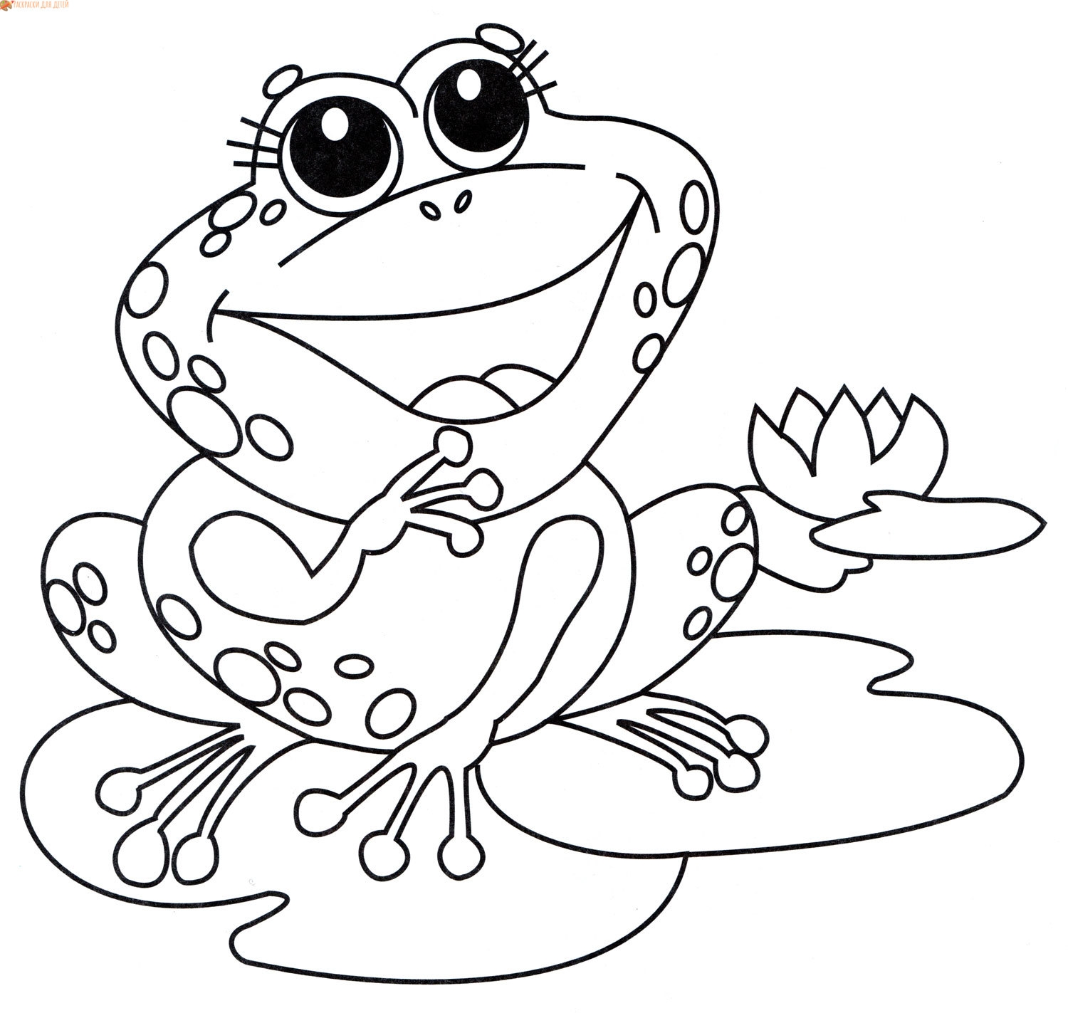 Раскраска Царевна лягушка