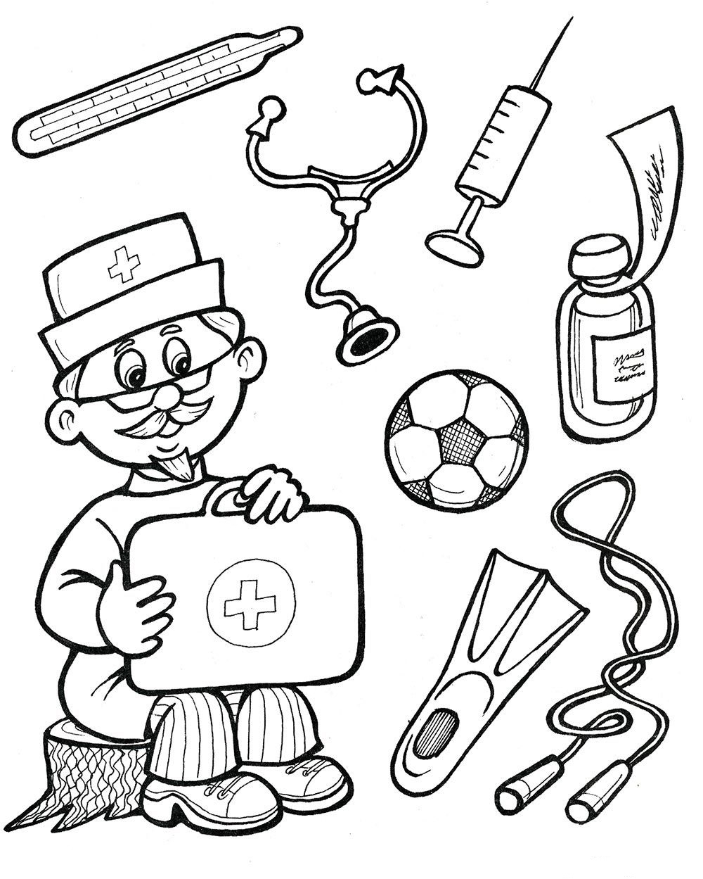 Детский набор медицинских инструментов