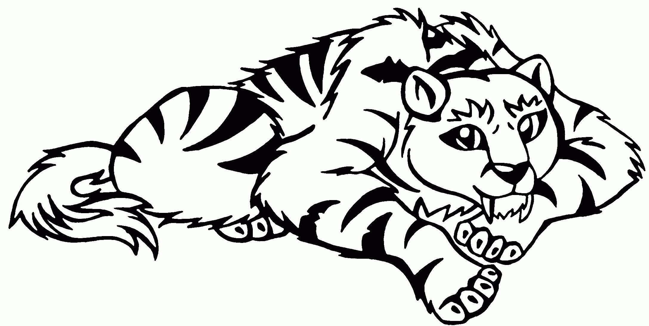Раскраски Саблезубый тигр