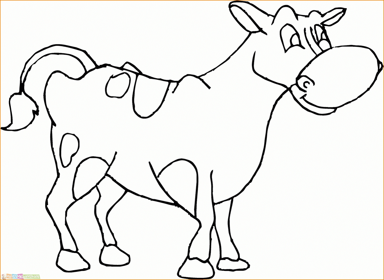 Раскраска корова теленком. Корова с теленком. Раскраски для развития.