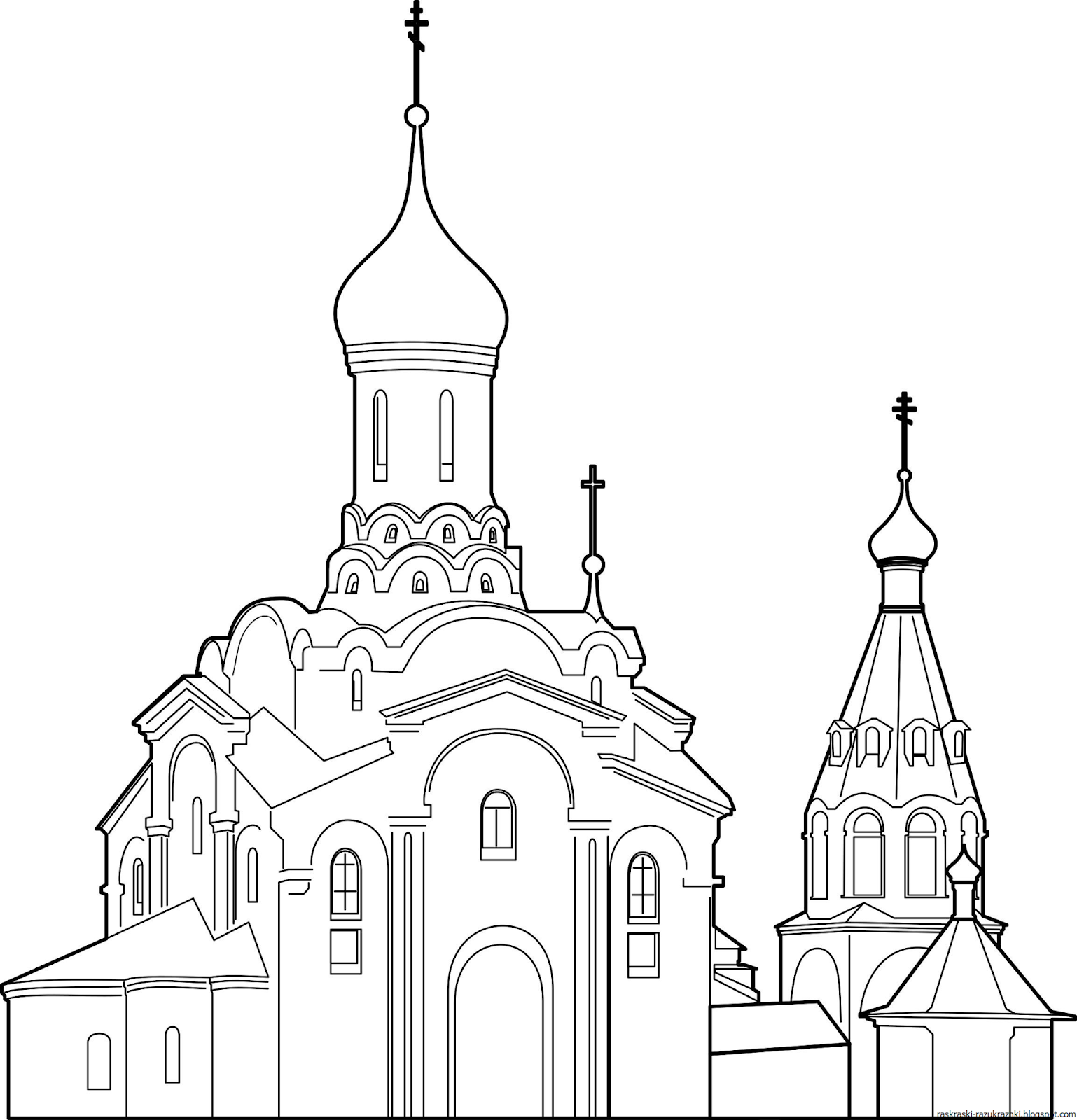 Православные традиции отдыха: Раскраски для детей